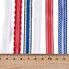18 Yards 6 Styles Independence Day Polyester & Polycotton Ribbons Sets SRIB-A015-02B-02-3