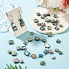 30Pcs 3 Styles Natural Paua Shell Beads BSHE-TA0001-37-7