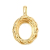 Brass Pendant Cabochon Settings KK-CBA968C-03G-07-1