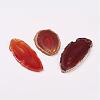 Natural Slice Agate Big Pendants G-K188-06-2