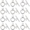 SUNNYCLUE 50Pcs 304 Stainless Steel Toggle Clasps STAS-SC0006-76-1