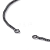 Brass Box Chains Slider Bracelet Makings KK-E068-VD013-4-2