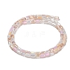 Electroplate Glass Beads Strands EGLA-D030-08I-2