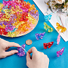 55Pcs Transparent Acrylic Pendants OACR-PH0004-58-3