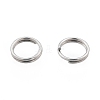 Non-Tarnish 304 Stainless Steel Split Rings X-STAS-N092-171D-01P-2