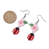 Handmade Glass Seed Beads Dangle Earrings EJEW-MZ00246-01-2