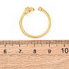 Brass Micro Pave Cubic Zirconia Cuff Open Rings for Women RJEW-F217-07G-3