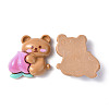 Opaque Resin Cabochons CRES-P023-06B-2