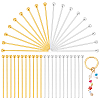 60Pcs 2 Colors 925 Sterling Silver Ball Head Pins STER-PH0003-17-1