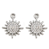 304 Stainless Steel Rhinestone Pendants RB-CBA9349-01P-1