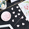 30Pcs 1-Hole Resin Shank Buttons BUTT-CY0001-25A-3