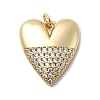 Brass Micro Pave Cubic Zirconia Pendants KK-H519-10G-1