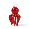 Handmade Lampwork Big Pendants LAMP-T025-06D-2