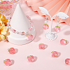 20Pcs Transparent Resin Pendants RESI-SC0005-68-4