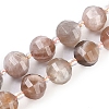 Natural Multi-Moonstone Beads Strands G-G182-B04-05-1