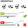 Unicraftale 6Pcs Retro 304 Stainless Steel Slide Charms/Slider Beads STAS-UN0051-03-5