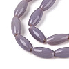 Opaque Glass Beads Strands GLAA-T028-15P-01-3