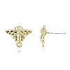 Alloy Stud Earring Findings PALLOY-T064-76LG-RS-3