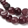 Natural Strawberry Quartz(Dyed & Heated) Beads Strands G-P497-01E-88-4