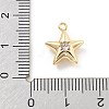 Brass Micro Pave Cubic Zirconia Pendants KK-D283-14G-3