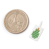 12Pcs Glass Seed Beaded Pendants PALLOY-MZ00984-2