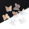 Electroplate Transparent Glass Beads EGLA-N057-03-3