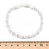 304 Stainless Steel Swirl  Link Bracelets for Women BJEW-K240-11S-5