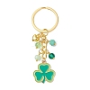 5Pcs Alloy Enamel Charm Keychains KEYC-JKC01088-4