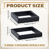 2Pcs 2 Styles Square Transparent PE Thin Film Suspension Jewelry Display Box CON-LP0001-44B-2