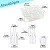 50Pcs Glass Bottle Pendant Decoration BOTT-FS0001-06-4