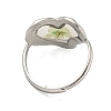 Brass Adjustable Rings for Women RJEW-G265-10P-C04-3