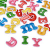 104Pcs 4 Sets Letter A~Z Embroider Thread Cloth on/Sew On Patches PATC-TA0001-41-3