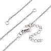 1MM Brass Box Chain Necklace Making NJEW-D302-79P-1