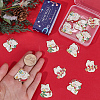 16Pcs 4 Styles Christmas Theme Alloy Enamel Pendants ENAM-SC0005-35-3