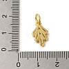 Brass Micro Pave Clear Cubic Zirconia Pendants KK-R162-025G-3