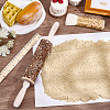 Flower Print Wood Rolling Pin AJEW-WH0314-689C-4
