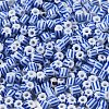 8/0 Opaque Colours Seep Glass Seed Beads X-SEED-F003-04B-02-3
