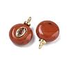 Natural Red Jasper Pendants KK-C251-01E-01-2