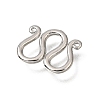 Brass M-Hook Clasps LS-KK-CBA0DF0-14B-P-2