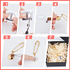 Iron Brooch Making JEWB-DR00003-3