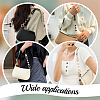 2Pcs 2 Colors Alloy Enamel Purse Strap Extenders FIND-BBC0002-48-5