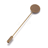 Brass Brooch Findings KK-WH0033-23AB-3