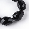 Transparent Glass Bead Strands LS-GLAA-R024-6x8mm-12-1