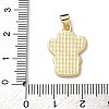 Brass Enamel Pendants FIND-I054-01A-G-3