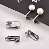 Tarnish Resistant 304 Stainless Steel Clip-on Earring Findings LS-X-STAS-G081-63P-6