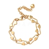 304 Stainless Steel Chain Bracelets BJEW-P379-01G-4