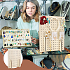 Rectangle Wood Jewelry Rack ODIS-WH0070-77-6