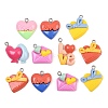 Opaque Resin Pendants RE-CBA5D24-10-1