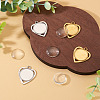DIY Heart Pendant Making Kits STAS-TA0005-43-5