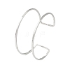 Non-Tarnish 304 Stainless Steel Hollow Open Cuff Bangles for Women LS-BJEW-S155-04P-7
